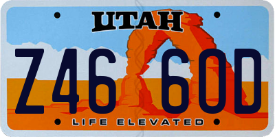 UT license plate Z466OD