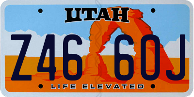 UT license plate Z466OJ