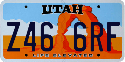UT license plate Z466RF