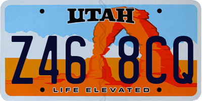 UT license plate Z468CQ