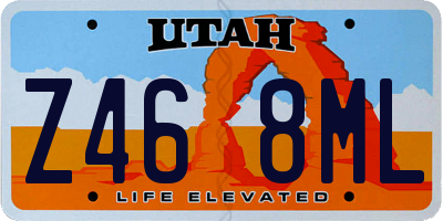 UT license plate Z468ML