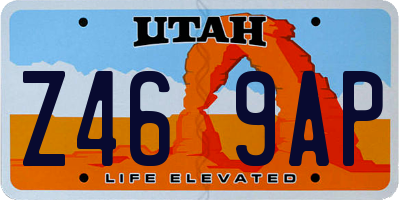 UT license plate Z469AP