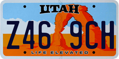 UT license plate Z469CH