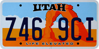 UT license plate Z469CI