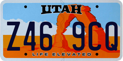 UT license plate Z469CQ