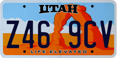 UT license plate Z469CV