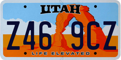 UT license plate Z469CZ