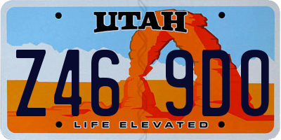 UT license plate Z469DO