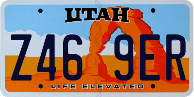 UT license plate Z469ER