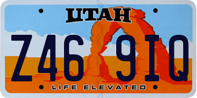 UT license plate Z469IQ