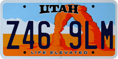 UT license plate Z469LM