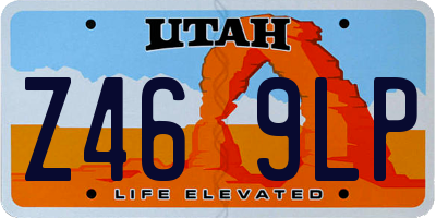UT license plate Z469LP