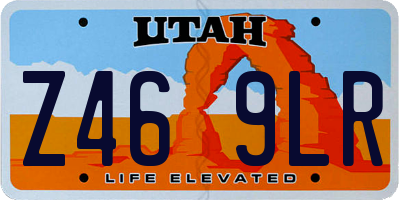 UT license plate Z469LR