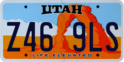 UT license plate Z469LS
