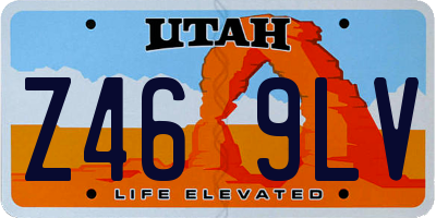 UT license plate Z469LV