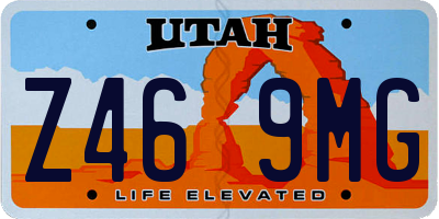 UT license plate Z469MG
