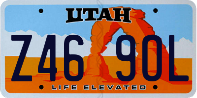 UT license plate Z469OL