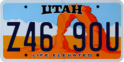 UT license plate Z469OU