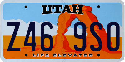 UT license plate Z469SO