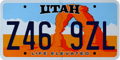 UT license plate Z469ZL