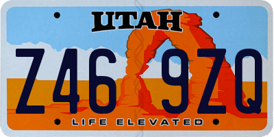 UT license plate Z469ZQ