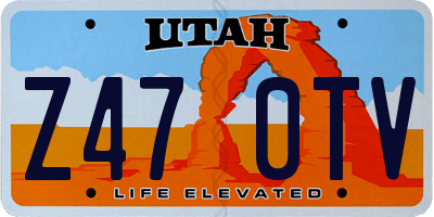 UT license plate Z470TV
