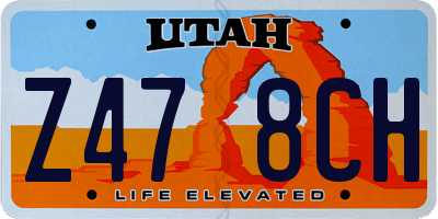 UT license plate Z478CH
