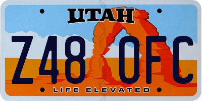 UT license plate Z480FC