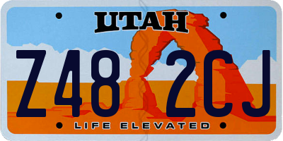 UT license plate Z482CJ