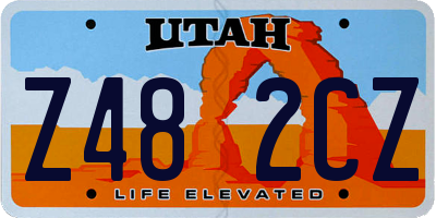 UT license plate Z482CZ