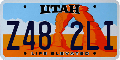 UT license plate Z482LI