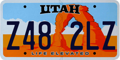 UT license plate Z482LZ
