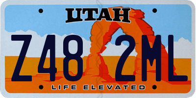 UT license plate Z482ML