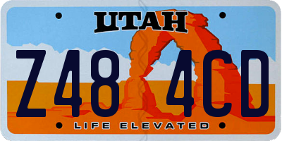 UT license plate Z484CD