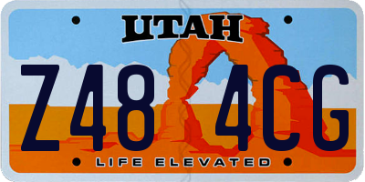 UT license plate Z484CG