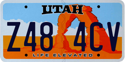 UT license plate Z484CV