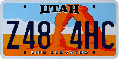 UT license plate Z484HC
