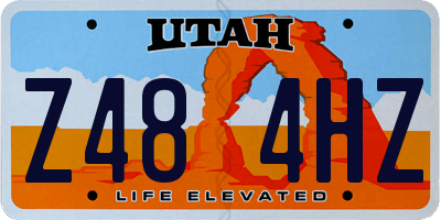 UT license plate Z484HZ