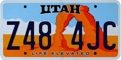 UT license plate Z484JC