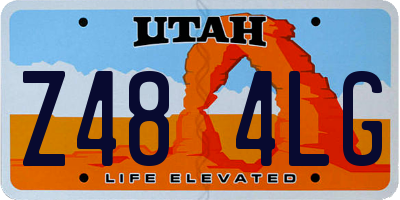 UT license plate Z484LG