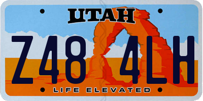 UT license plate Z484LH