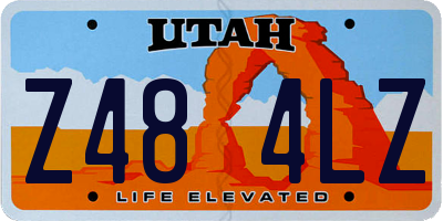 UT license plate Z484LZ