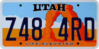 UT license plate Z484RD
