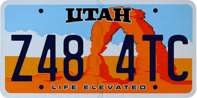 UT license plate Z484TC