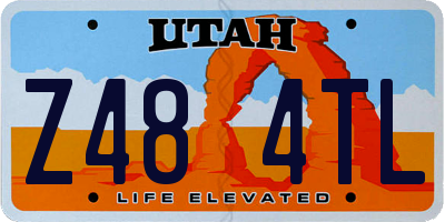 UT license plate Z484TL