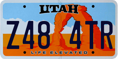 UT license plate Z484TR