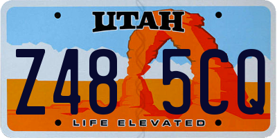 UT license plate Z485CQ