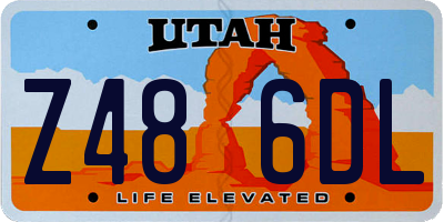UT license plate Z486DL