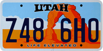 UT license plate Z486HO