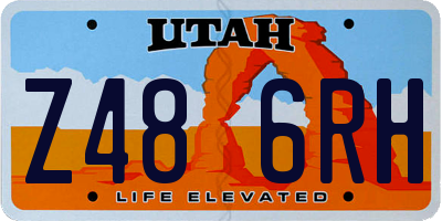 UT license plate Z486RH